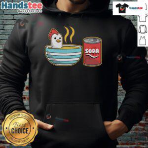 Cozy Nice Chicken Soup hoodie featuring a vibrant design, perfect for chilly days and soup lovers.
