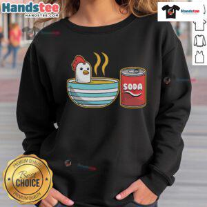 Cozy Nice Chicken Soup sweatshirt featuring a fun design, perfect for casual wear and food lovers.