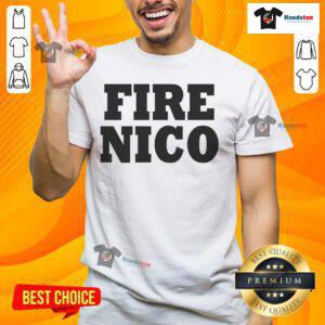 Stylish Nice Fire Nico T-Shirt featuring a bold graphic design, perfect for casual wear and expressing unique style.