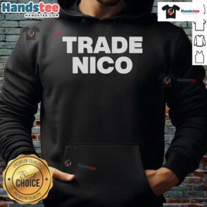 Nice Kat Dunn wearing a Trade Nico hoodie, showcasing stylish streetwear fashion and vibrant colors.