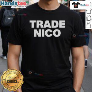Nice Kat Dunn Trade Nico T-Shirt featuring vibrant graphics and a comfortable fit, perfect for fans of the series.
