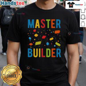 Nice Master Builder T-Shirt featuring a creative design for builders and construction enthusiasts, perfect for casual wear.