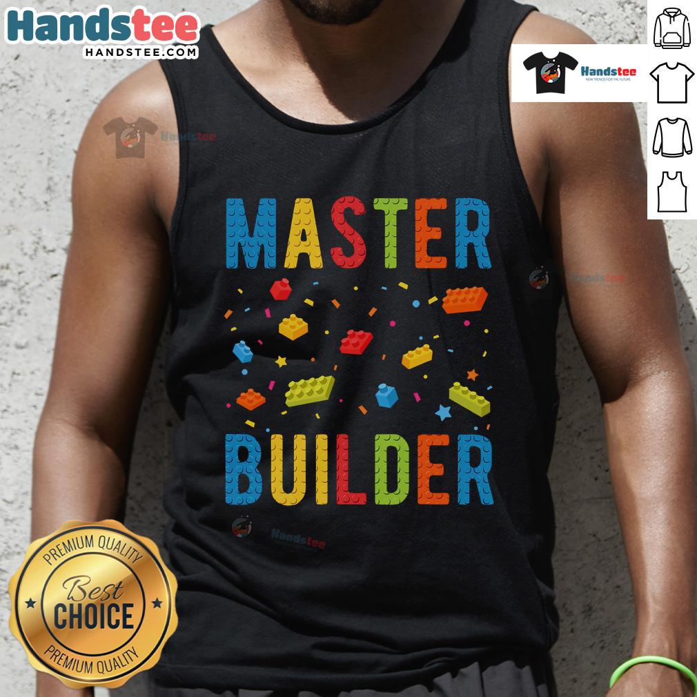 Nice Master Builder Tank Top featuring a vibrant design, perfect for casual wear and showcasing your creative style.