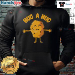 Cozy Nice Nug Life hoodie featuring a fun chicken nugget design, perfect for nugget lovers and casual wear.