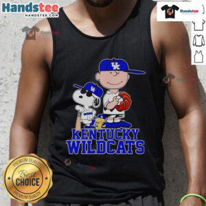Kentucky Wildcats players wearing a stylish Nice Peanuts tank top during a game, showcasing team spirit.