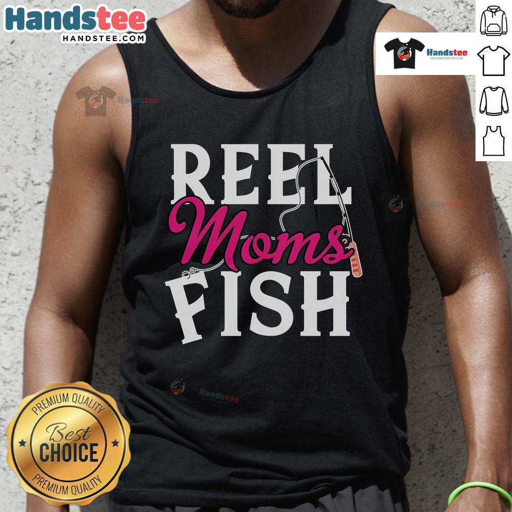 Fishing Mama tank top featuring a fun design for moms who love fishing, perfect for summer outings and casual wear.
