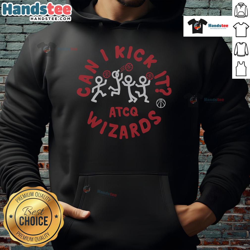 Official A Tribe Called Quest x Washington Wizards 'Can I Kick It?' hoodie featuring vibrant graphics and stylish design.