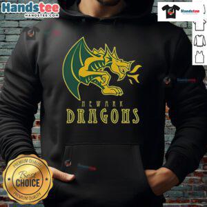 Official Newark Dragons Hoodie featuring vibrant team colors and logo, perfect for fans and casual wear.