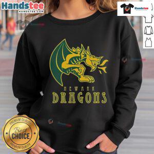 Official Newark Dragons sweatshirt featuring vibrant team colors and logo, perfect for fans and casual wear.