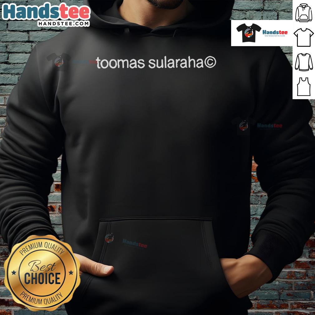 Official Toomas Sularaha Hoodie featuring a stylish design and vibrant colors, perfect for casual wear.