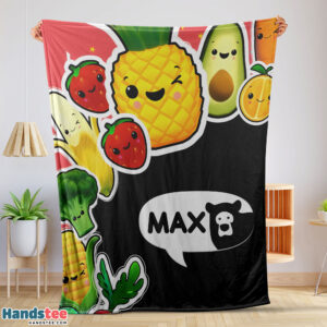 Cartoon Hey Bear Fruit Quilt Velveteen Cute Blanket Fleece Customized Blanket