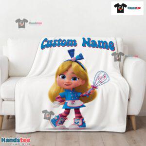 Disney Alice's Wonderland Bakery Blanket Fleece Customized Blanket
