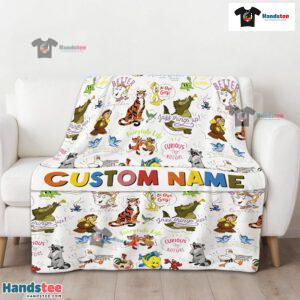Disney Animal Characters Collage Blanket Fleece Customized Blanket