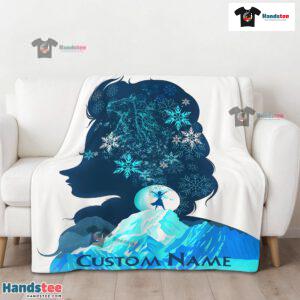 Disney Frozen Elsa Double Exposure Blanket Fleece Customized Blanket