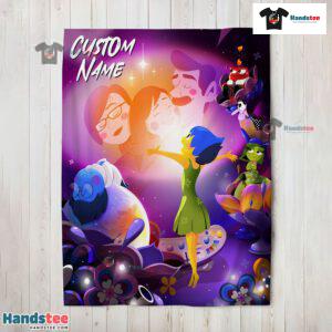 Disney Inside Out Family Unite Blanket Fleece Customized Blanket