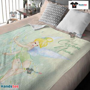 Disney Peter Pan Tinker Bell Blanket Fleece Customized Blanket