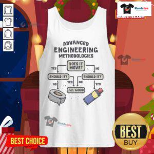 Funny Advanced Engineering Methodologies tank top featuring humorous engineering graphics and creative designs.