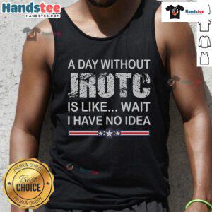 Funny JROTC distressed tank top for junior ROTC members, featuring a humorous design perfect for military enthusiasts.