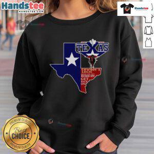 Funny Texas Cowboy Logic Sweatshirt featuring humorous cowboy sayings and a rustic design perfect for casual wear.