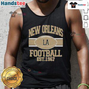 Vintage sports logo tank top featuring Good New Orleans LA football design, perfect for stylish game day wear.