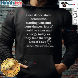 Good Retro Dear Dance Mom hoodie design featuring a stylish graphic, perfect for dance moms and retro fashion lovers.