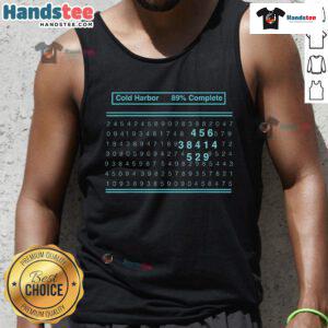 Good Severance Scary Numbers tank top featuring bold graphics and a stylish design for fans of the series.