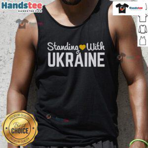 Hot model wearing a Ukraine Zelensky tank top, showcasing support for Ukraine in a stylish and trendy way.