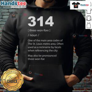 Alt Text: Nice 314 St Louis Definition Hoodie in black, showcasing stylish design and comfortable fit for urban fashion enthusiasts.