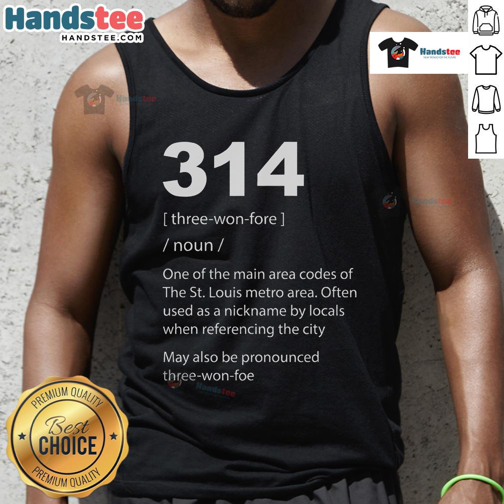 Nice 314 St Louis Definition Tank Top featuring a stylish design, perfect for casual summer wear in St. Louis.