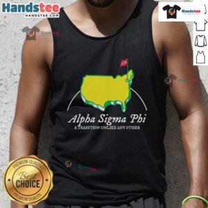 Stylish Nice Alpha Sigma Phi tank top showcasing unique design and tradition, perfect for fraternity events and casual wear.