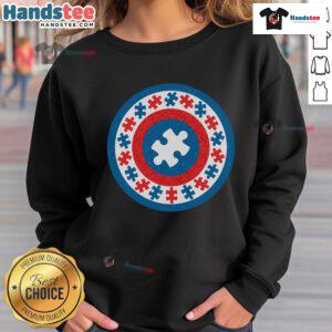 Nice Autism Is My Super Power sweatshirt promoting Autism awareness with vibrant design and comfortable fit.