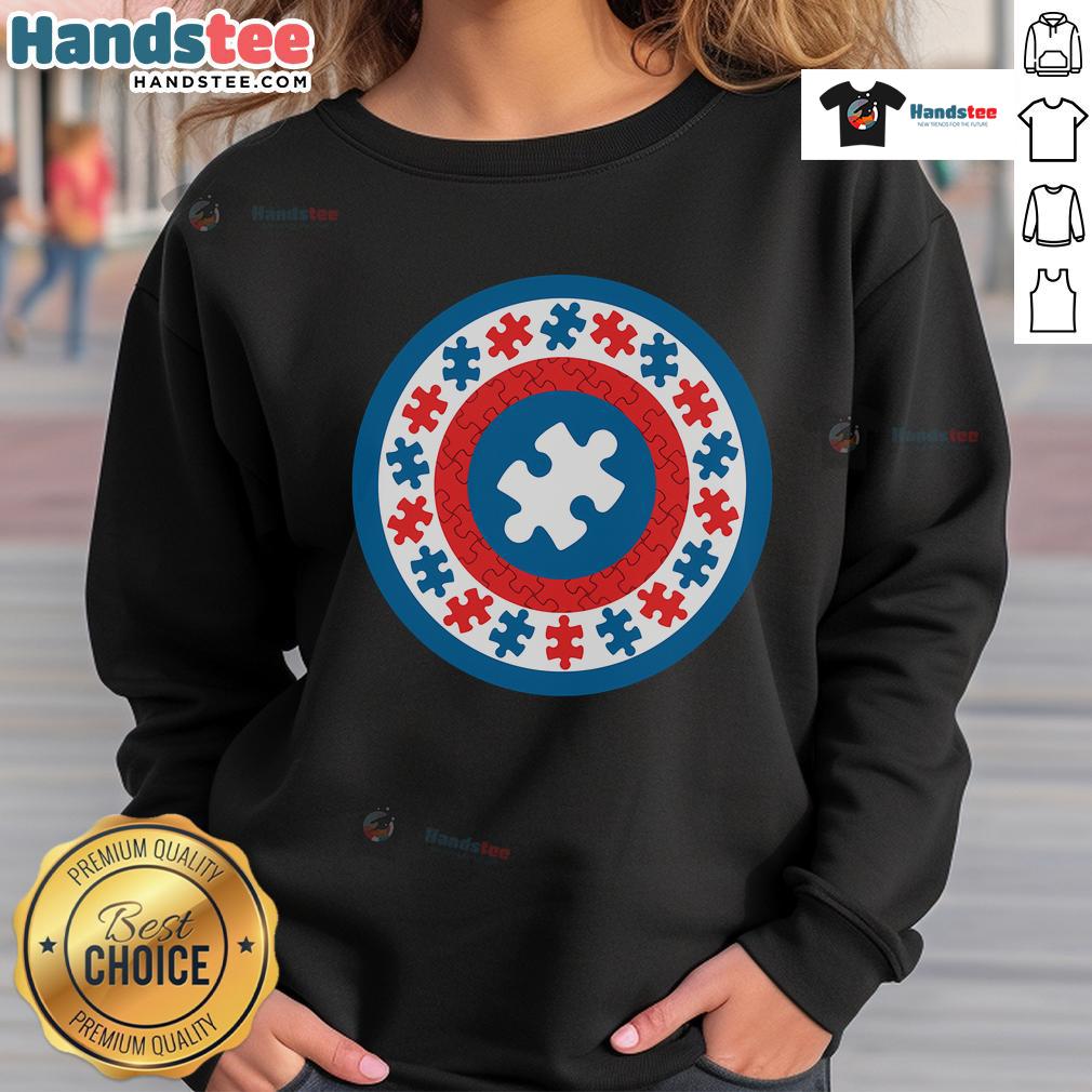 Nice Autism Is My Super Power sweatshirt promoting Autism awareness with vibrant design and comfortable fit.