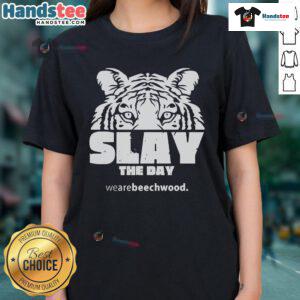 Nice Beechwood Elementary Slay The Day Ladies Tee in vibrant colors, perfect for school spirit and casual wear.