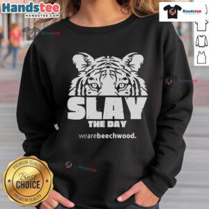 Nice Beechwood Elementary Slay the Day sweatshirt in vibrant colors, perfect for school spirit and cozy comfort.
