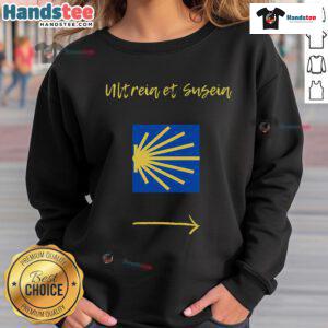 Cozy Nice Camino de Santiago sweatshirt featuring a stylish design, perfect for pilgrims and outdoor enthusiasts.