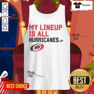 Nice Carolina Hurricanes My Lineup tank top featuring team logo and colors, perfect for fans and summer wear.