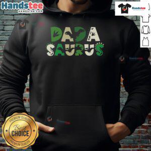 Matching family birthday dinosaur hoodie featuring a cute Dadasaurus design for fun celebrations.