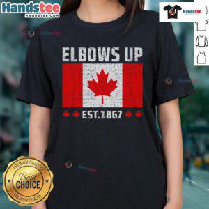 Canadian ladies tee featuring 'True North Strong & Free' design, ideal for proud Canadians celebrating their heritage.