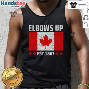 Canadian tank top featuring 'True North Strong & Free' slogan, perfect for showing pride in Canada.