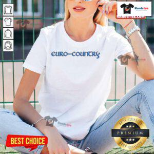 Stylish Nice Euro Country Ladies Tee featuring a vibrant design, perfect for casual wear and showcasing European charm.