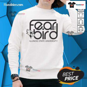 Illinois State University ISU logo sweatshirt featuring a stylish design, perfect for fans and students.