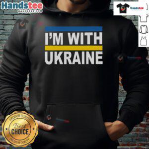 Alternative view of Nice I'm With Ukraine T-Shirt
