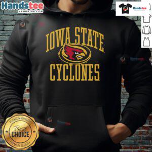 Nice Iowa State Cyclones Arch Hoodie in red with logo, perfect for fans showing team spirit and staying warm.