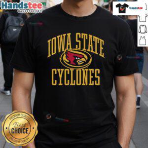 Nice Iowa State Cyclones Arch T-Shirt featuring bold team colors and logo, perfect for fans and sports enthusiasts.