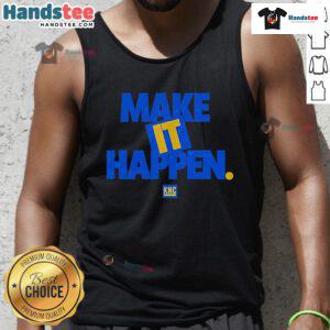 Stylish Nice Make It Happen KNC tank top in vibrant colors, perfect for summer fashion and casual wear.