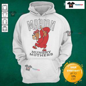 Nice Marion Hungry Mothers 2025 hoodie in vibrant colors, perfect for stylish comfort and casual wear.