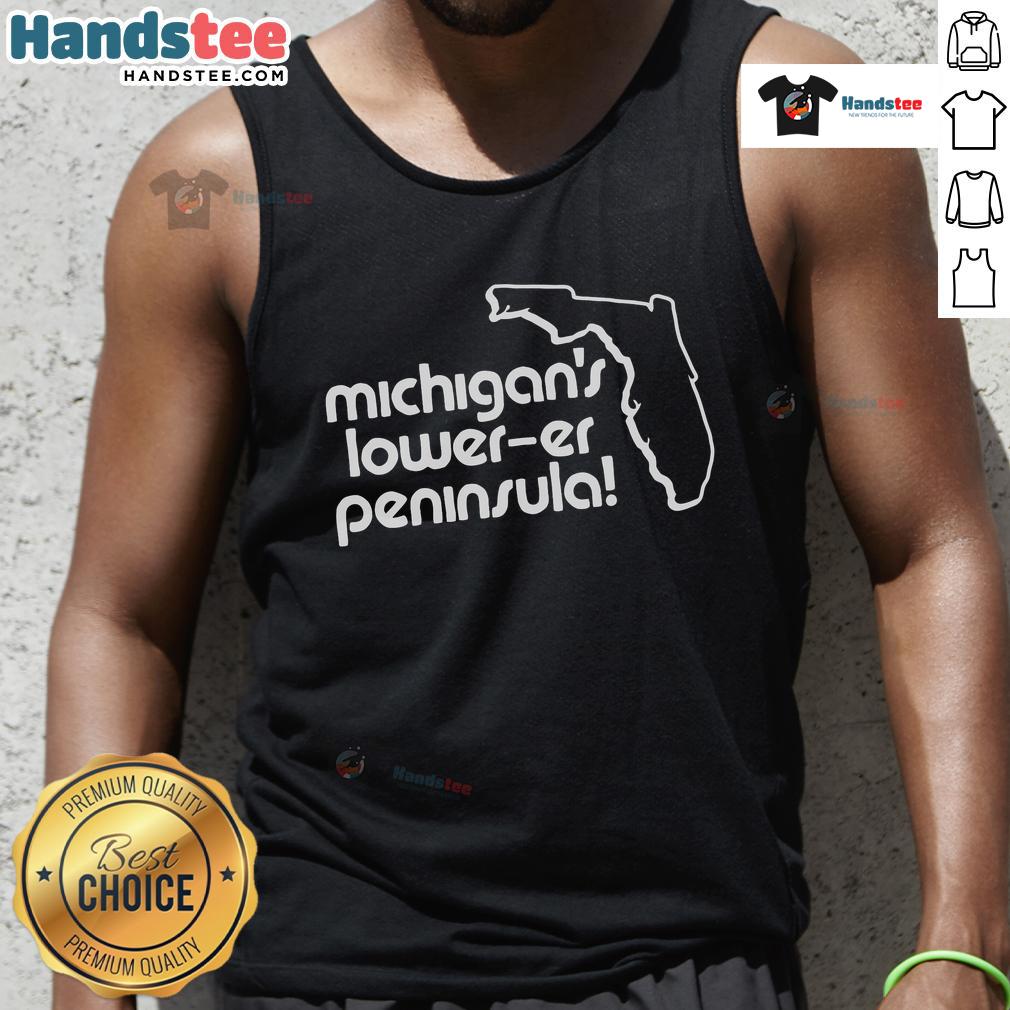 Stylish tank top featuring a map of Nice, Michigan's Lower Peninsula, perfect for summer outings and local pride.