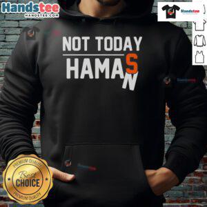 Alt Text: Jewish Queen Esther costume hoodie for Purim celebration, featuring 'Nice Not Today' design, perfect for festive parties.