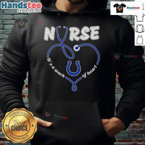 Alt Text: Cozy Nice Nurse Indianapolis Colts hoodie featuring a heart design, perfect for fans and healthcare workers alike.