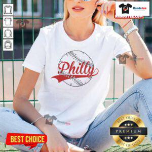 Nice Philly Baseball Sport Lover Ladies Tee featuring a stylish design perfect for baseball fans and casual wear.